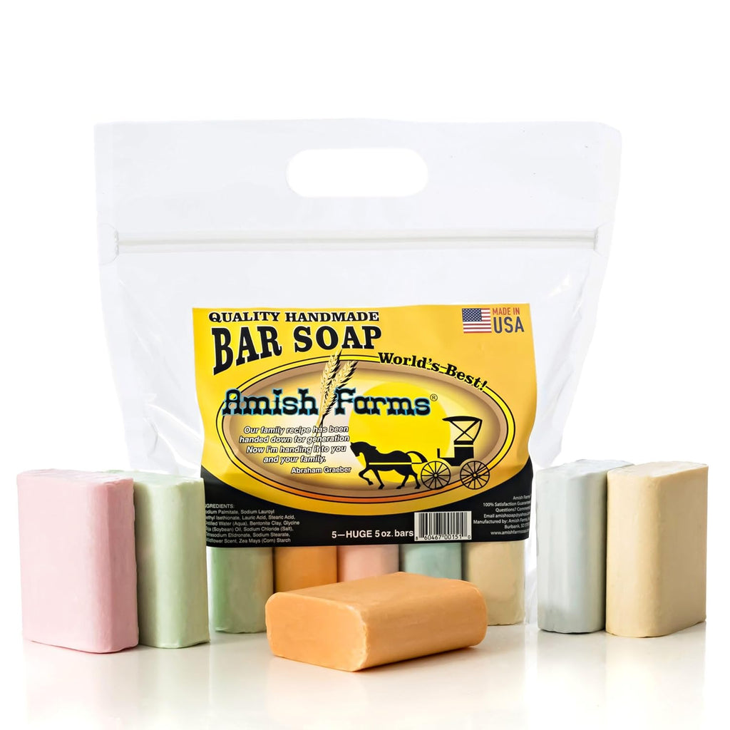 Farms Soap Bar with All Natural Bentonite Clay | Made in USA