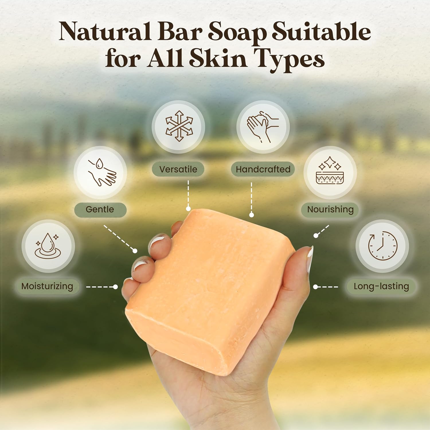 Farms Soap Bar with All Natural Bentonite Clay | Made in USA